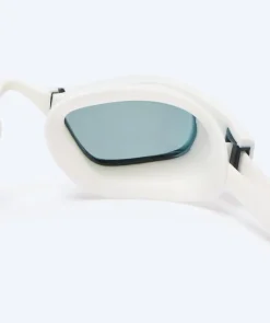 Clearance Watery Elite svømmebriller - Storm Racer Mirror - Hvid/blå