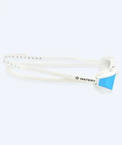 Clearance Watery Elite svømmebriller - Storm Racer Mirror - Hvid/blå