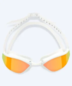 Online Watery Elite svømmebriller - Storm Racer Mirror - Hvid/guld