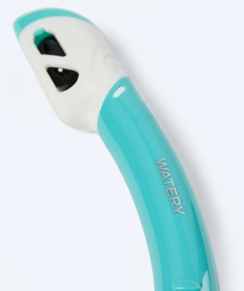 Best Watery full-dry snorkel til børn - Triton 2.0 - Grøn