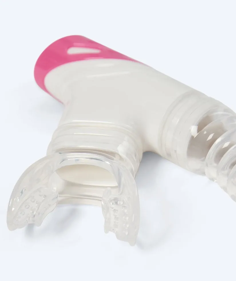 Discount Watery full-dry snorkel til børn - Triton 2.0 - Pink