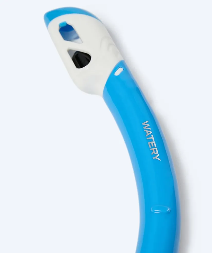 Watery full-dry snorkel til børn - Triton 2.0 - Blå