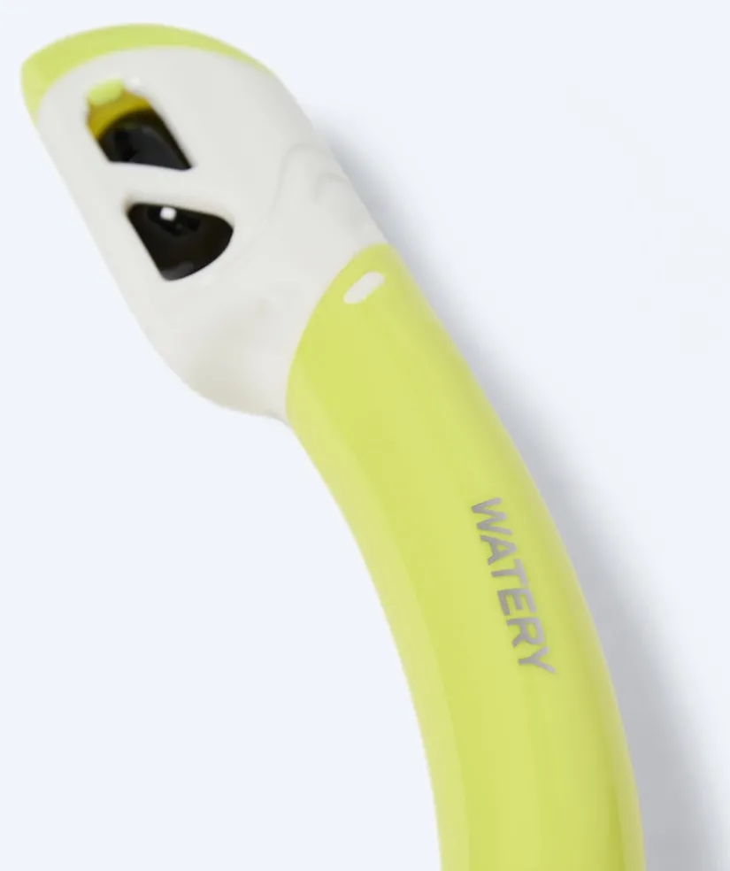 Watery full-dry snorkel til børn - Triton 2.0 - Gul