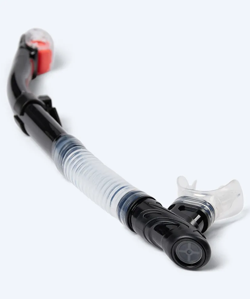 Discount Watery full-dry snorkel til voksne - Hudson - Sort