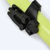Clearance Watery full-dry snorkel til voksne - Hudson - Gul