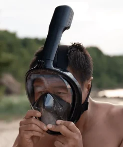 Discount Watery fullface dykkermaske til voksne - Oxygen - Sort