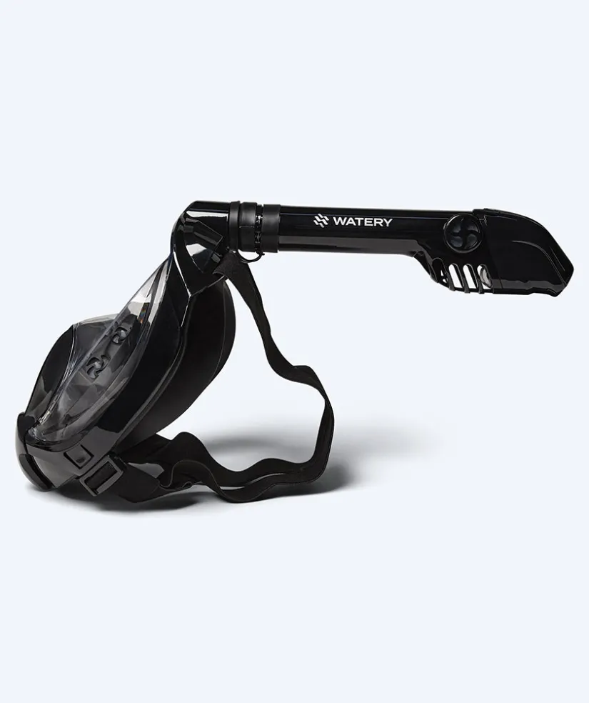 Discount Watery fullface dykkermaske til voksne - Ocean Pro - Sort