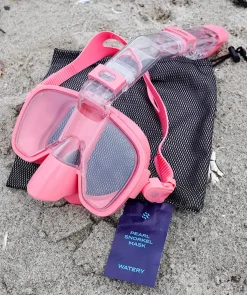 Watery fullface dykkermaske til voksne - Pearl - Pink