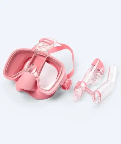 Watery fullface dykkermaske til voksne - Pearl - Pink