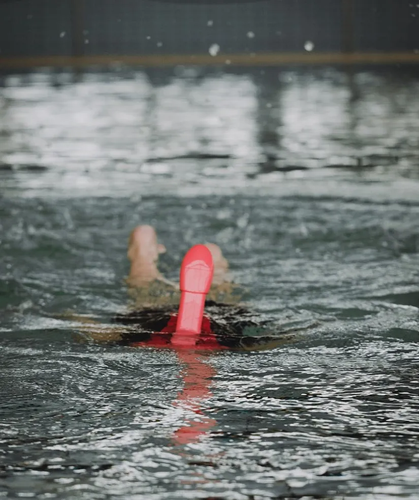 Clearance Watery fullface dykkermaske til børn - Oxygen - Atlantic Pink