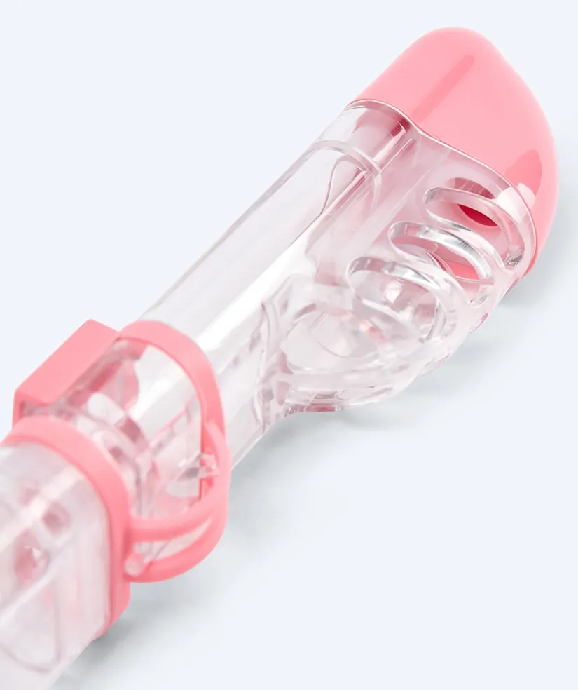 Clearance Watery fullface snorkelmaske til børn - Pearl - Pink