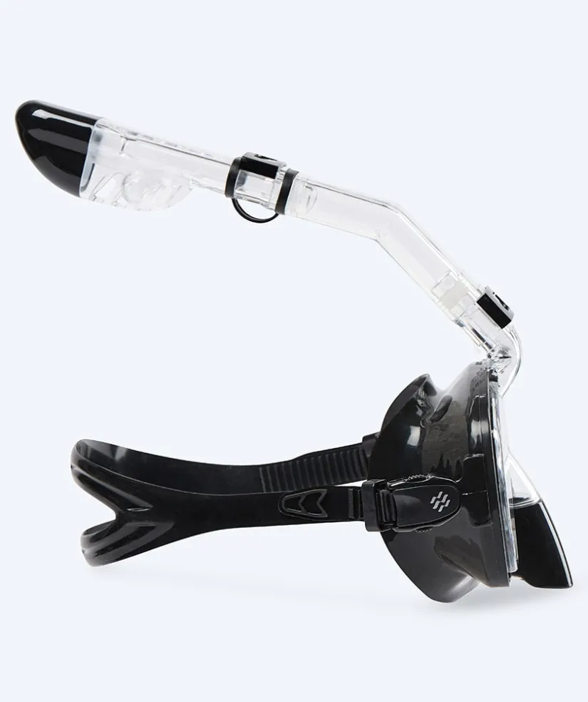 Sale Watery fullface snorkelmaske til børn - Pearl - Sort