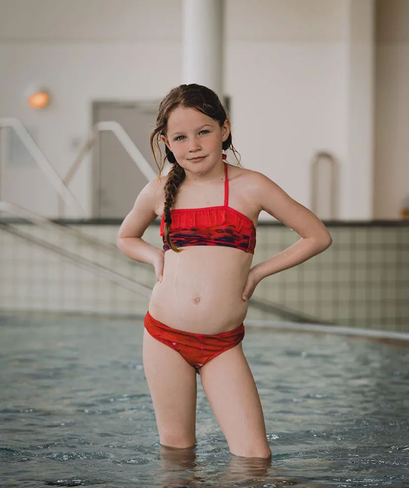 New Watery havfruebikini til børn - Sæt - Sunrise