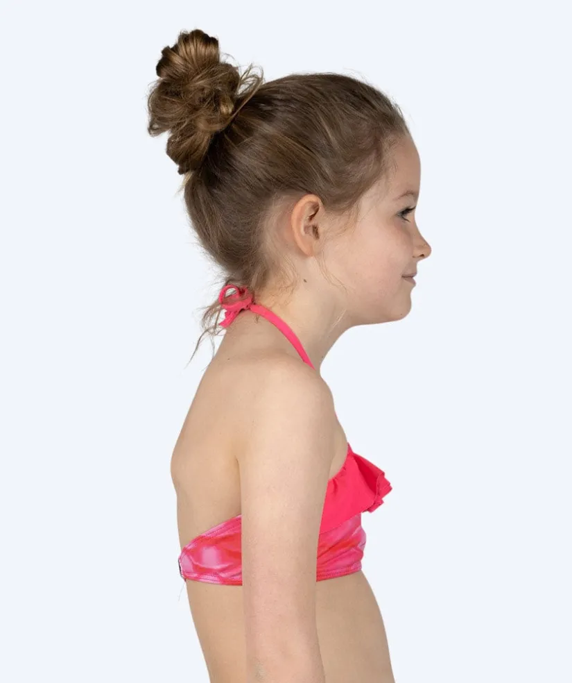 Discount Watery havfrue bikini top til piger - Pink Blush