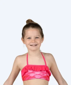 Discount Watery havfrue bikini top til piger - Pink Blush