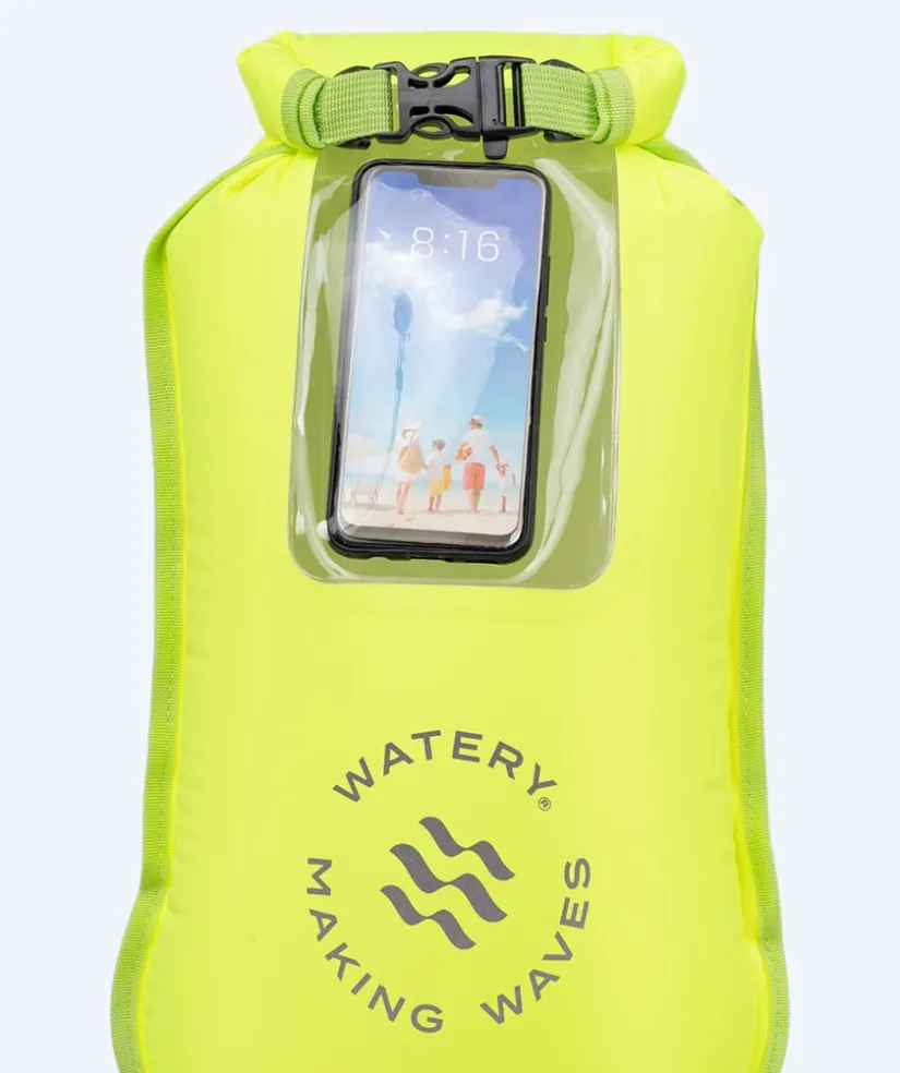Outlet Watery havtaske til svømning - Window 28L - Fluo Gul