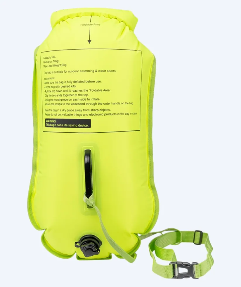 Outlet Watery havtaske til svømning - Window 28L - Fluo Gul