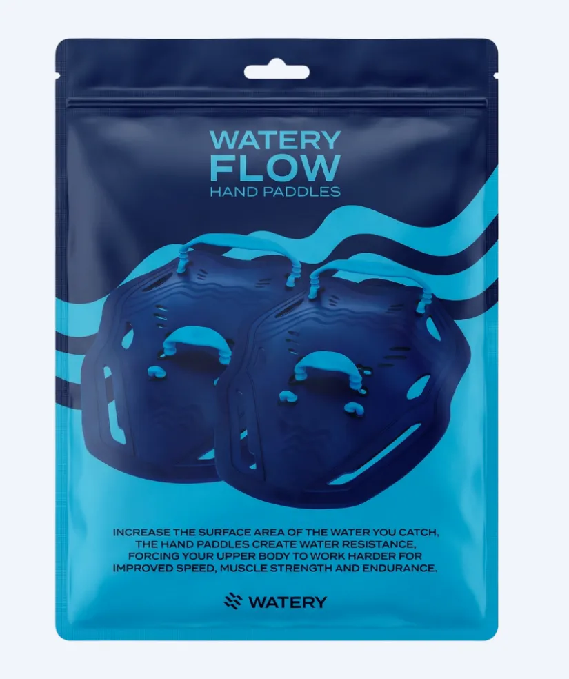 Sale Watery hånd paddles - Flow - Mørkeblå