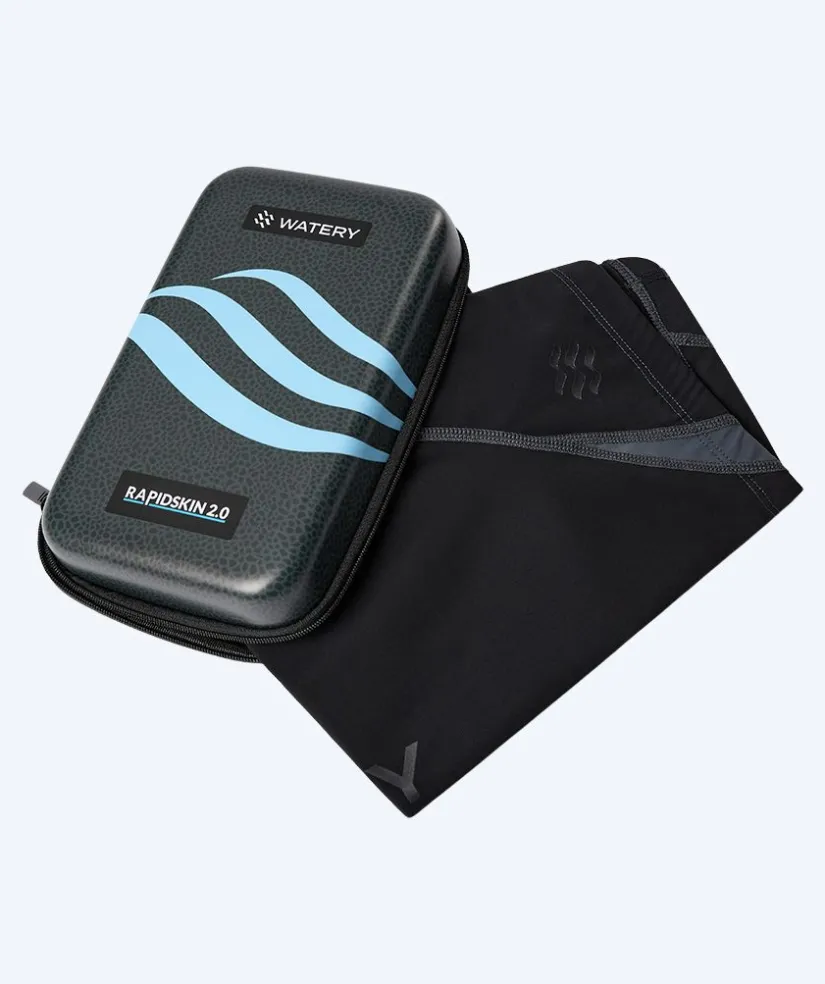 New Watery konkurrence badebukser til drenge - Rapidskin 2.0 - Sort