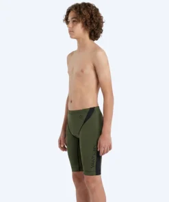 Clearance Watery konkurrence badebukser til drenge - Rapidskin 2.0 - Grøn