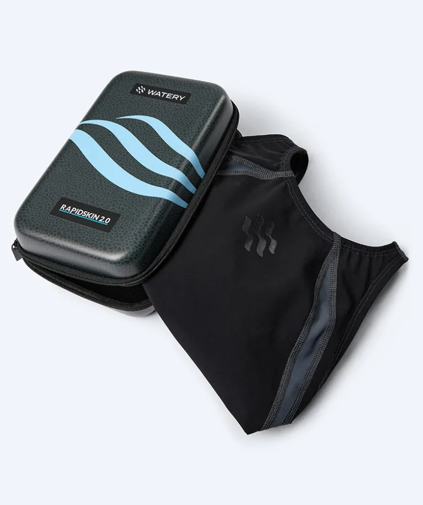 Best Watery konkurrence badedragt til piger - Rapidskin 2.0 - Sort