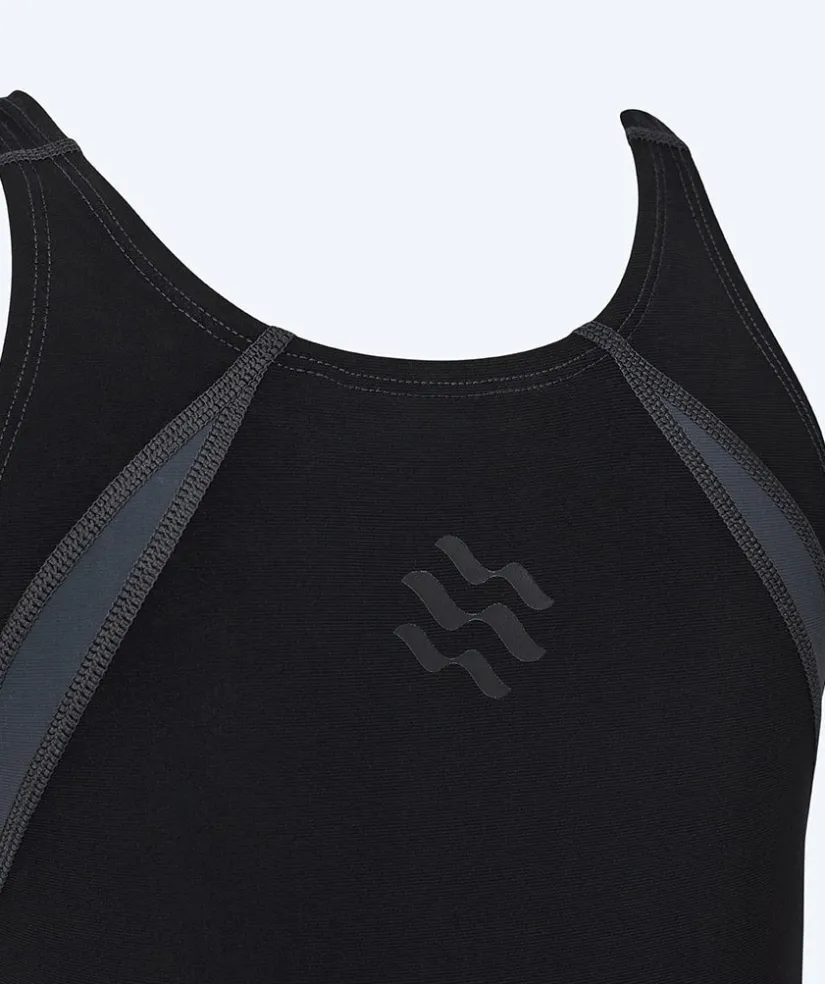 Best Watery konkurrence badedragt til piger - Rapidskin 2.0 - Sort