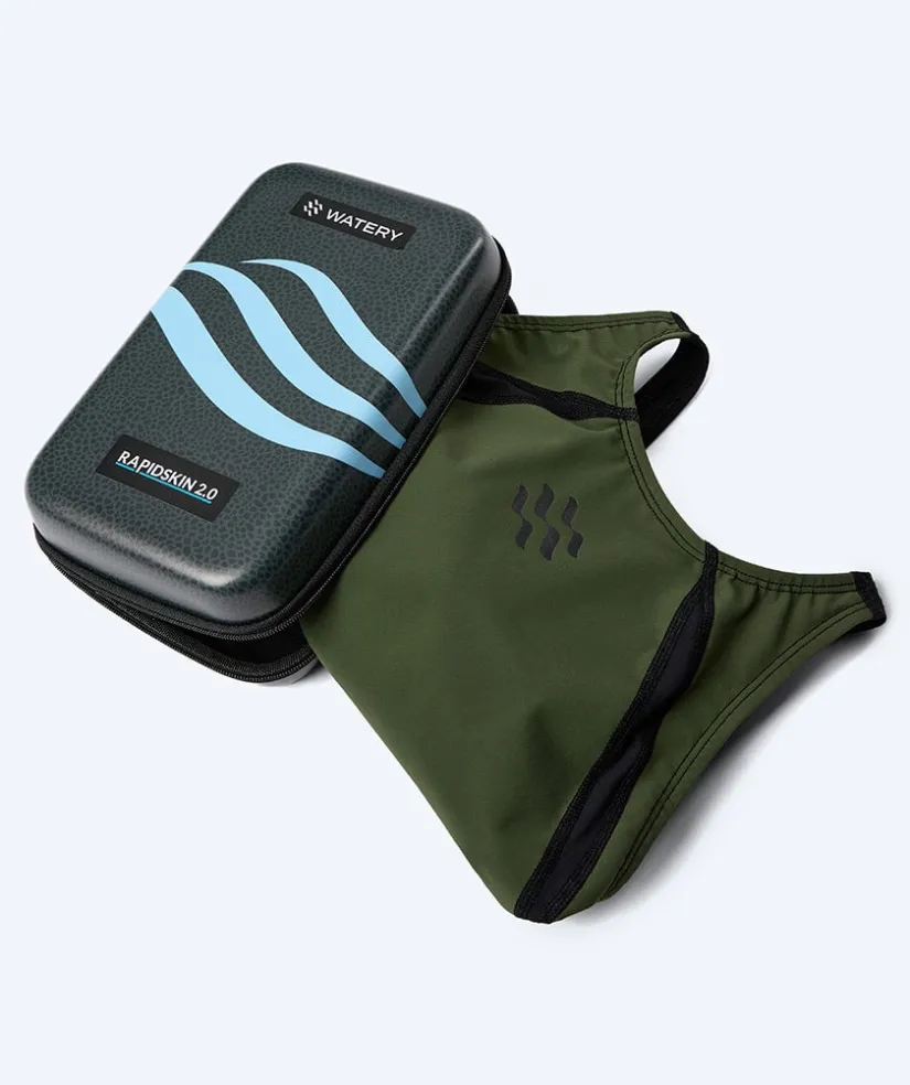 New Watery konkurrence badedragt til piger - Rapidskin 2.0 - Grøn