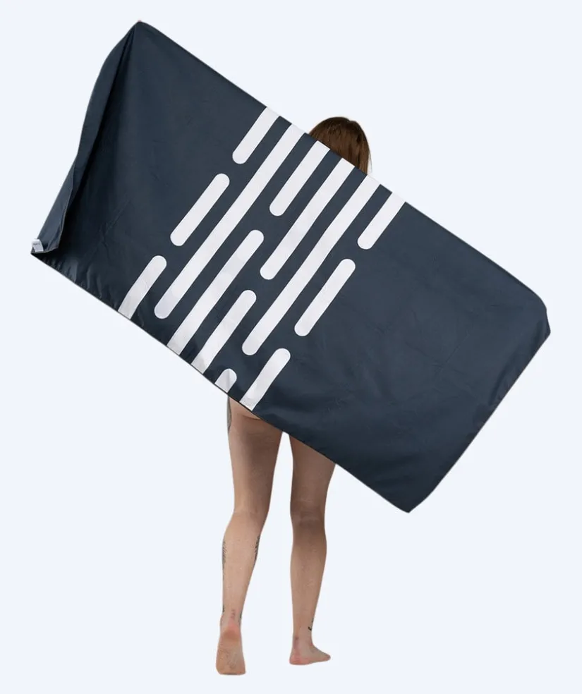 Best Watery microfiber håndklæde (160 x 80 cm) - Eco Nebraska - Mørkeblå
