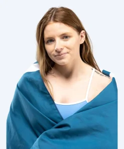 Online Watery microfiber håndklæde (160 x 80 cm) - Eco Nebraska - Blå