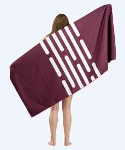 Online Watery microfiber håndklæde (160 x 80 cm) - Eco Nebraska - Dust rød