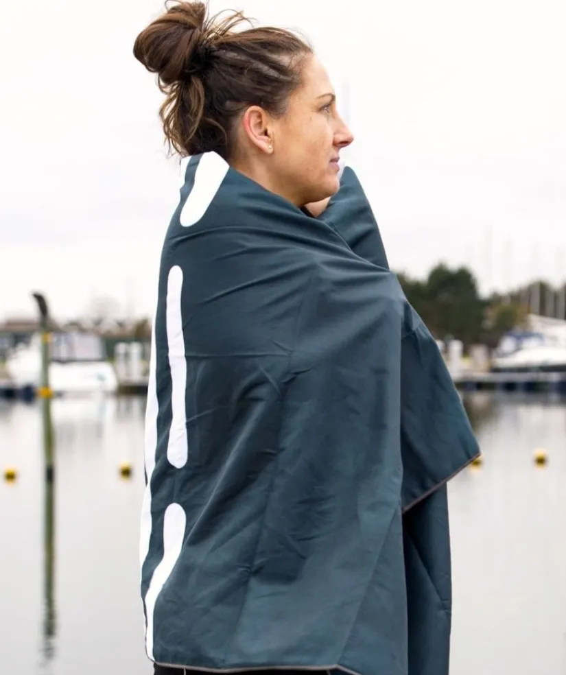 Online Watery microfiber håndklæde (160 x 80 cm) - Eco Nebraska - Dust rød