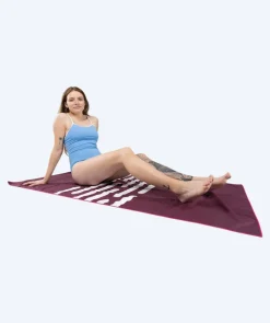 Online Watery microfiber håndklæde (160 x 80 cm) - Eco Nebraska - Dust rød
