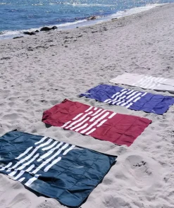 Best Watery microfiber håndklæde (180 x 200 cm) - Eco Nebraska Family - Sand