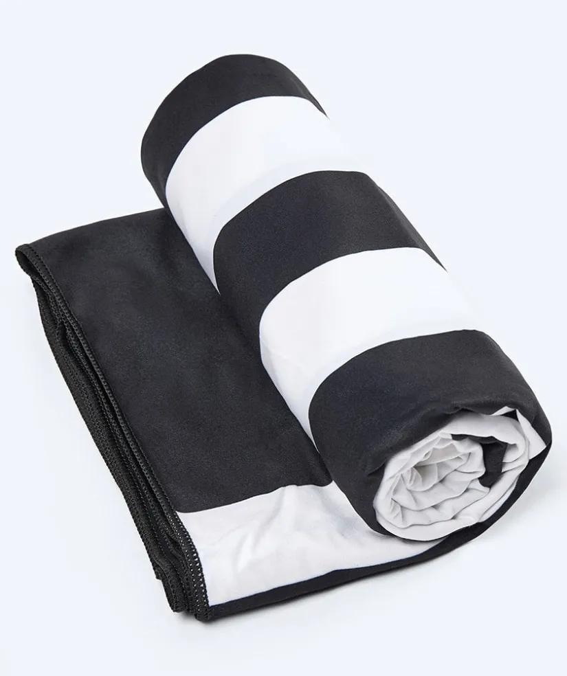 Outlet Watery microfiber håndklæde (160 x 80 cm) - Eco Nebraska - Sort