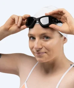 Sale Watery motions svømmebriller - Raven Active - Sort (Smoke linse)