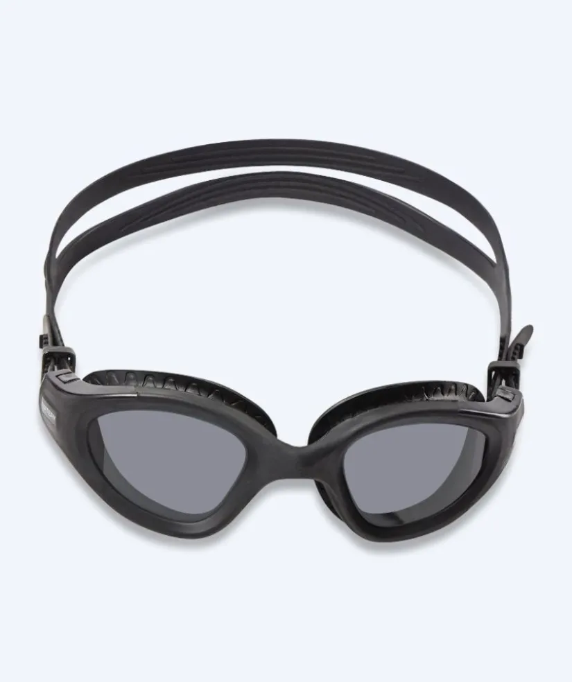 New Watery motions svømmebriller - Kelvin Active - Sort (Smoke linse)