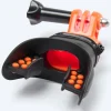 Watery mundstykke til Go-Pro - Sort/orange