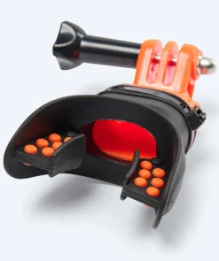 Watery mundstykke til Go-Pro - Sort/orange