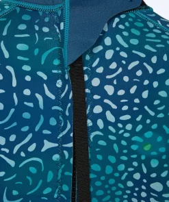 Online Watery neopren springsuit til damer - Compass - Grøn/blå