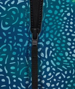 Online Watery neopren springsuit til damer - Compass - Grøn/blå
