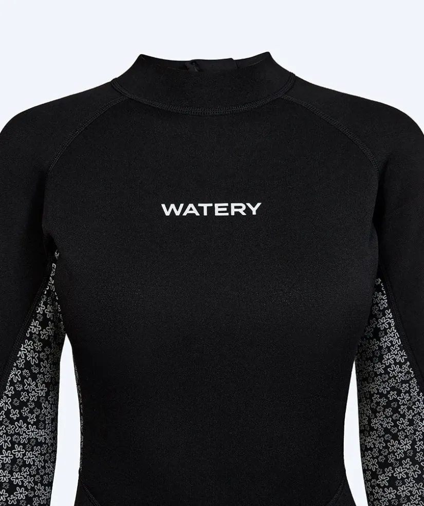 Discount Watery neopren springsuit til damer - Crosswind - Sort/hvid