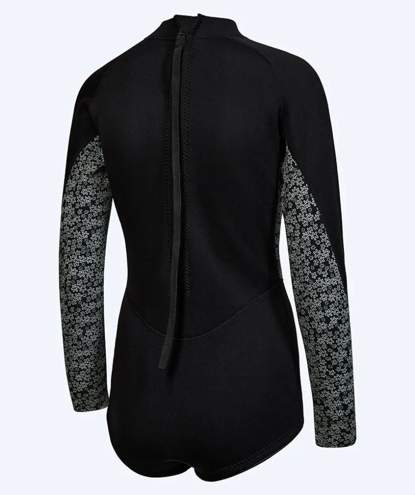 Discount Watery neopren springsuit til damer - Crosswind - Sort/hvid