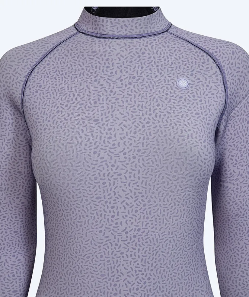 Best Watery neopren springsuit til damer - Lady Open Back - Lilla