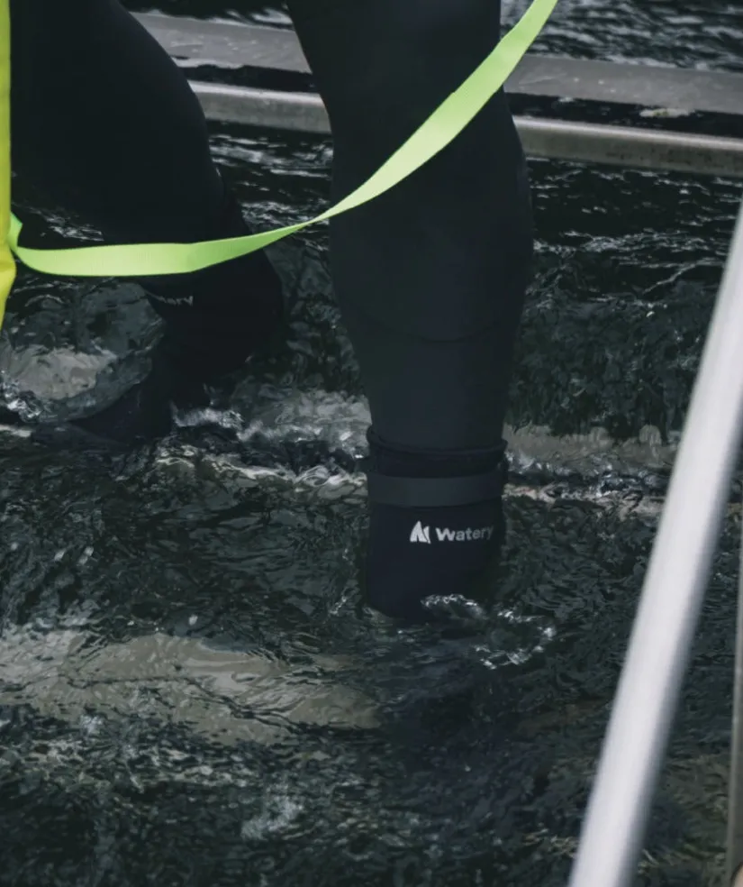 Outlet Watery neoprensæt - Thermal Reptile (3 mm) - Sort/sølv