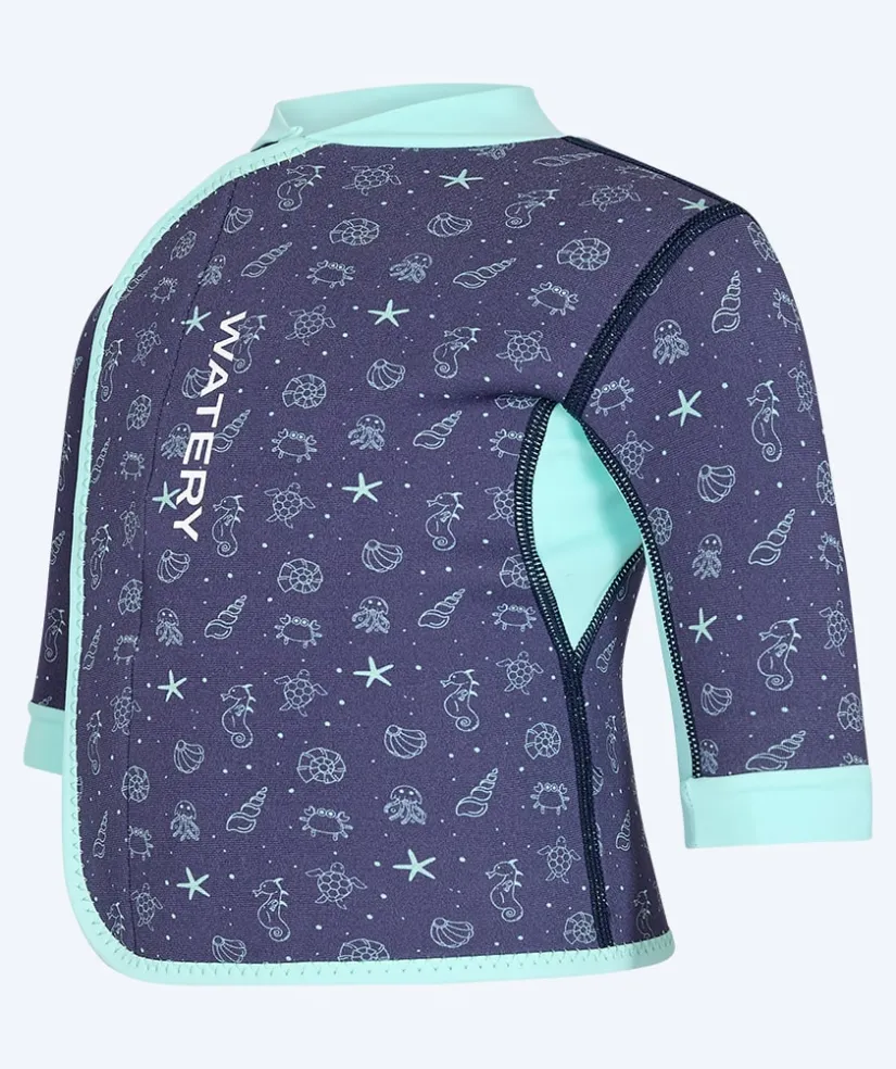 New Watery neopren trøje - Baia Top - Atlantic Turquoise