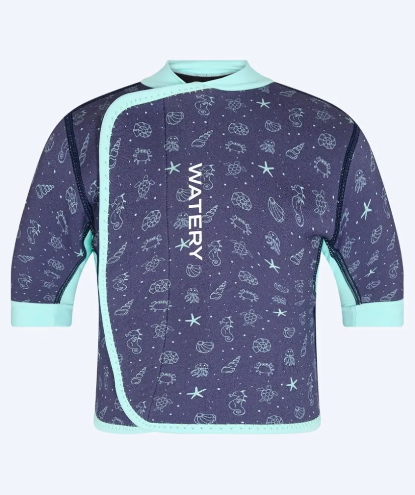 New Watery neopren trøje - Baia Top - Atlantic Turquoise