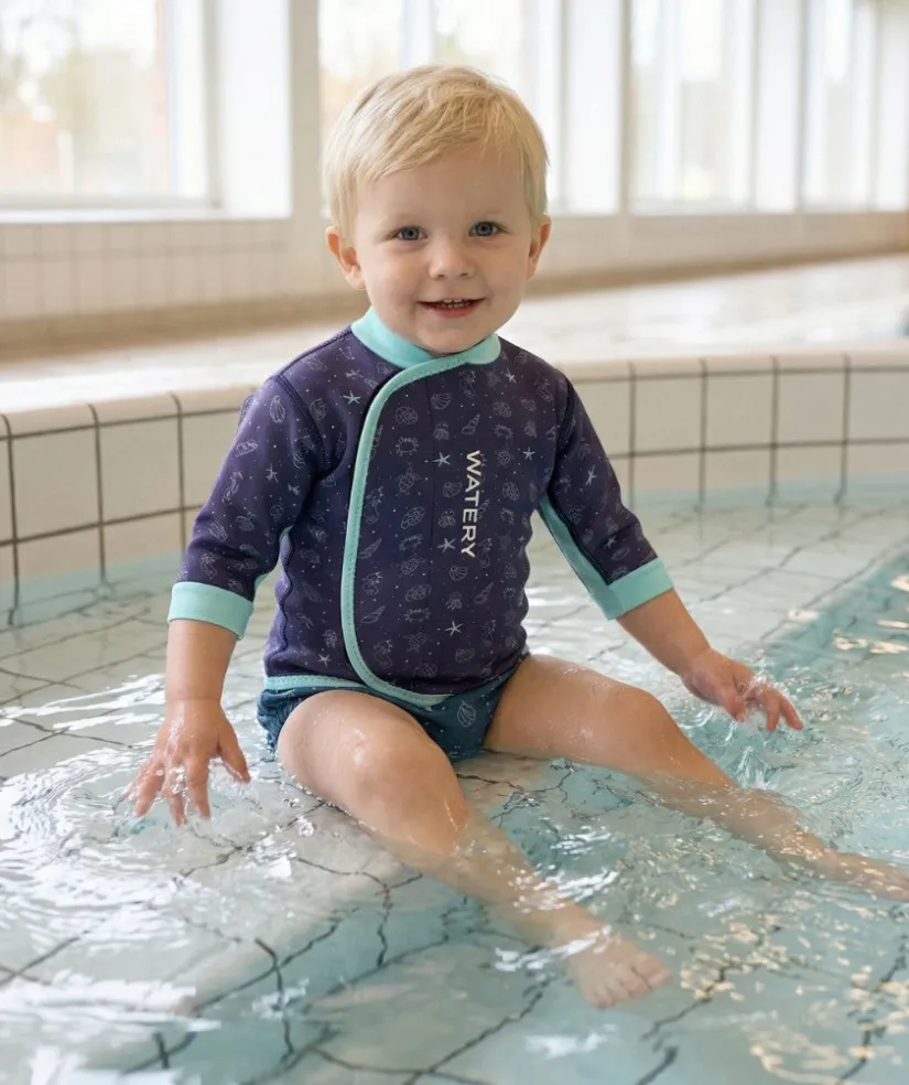 New Watery neopren trøje - Baia Top - Atlantic Turquoise
