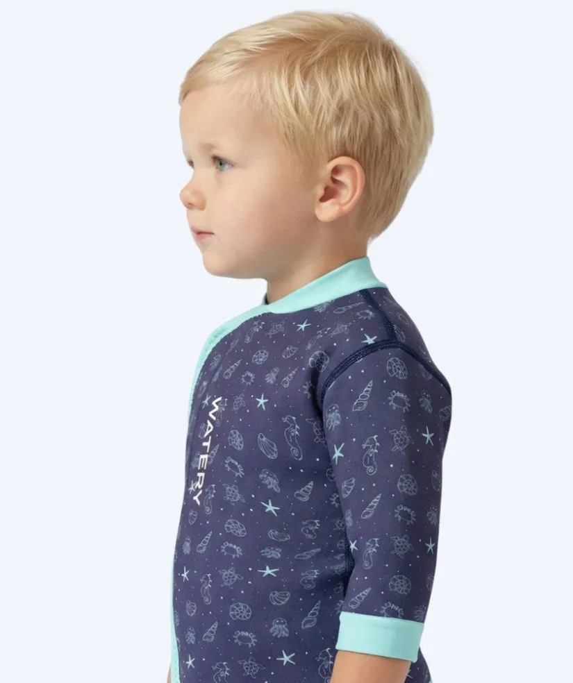 New Watery neopren trøje - Baia Top - Atlantic Turquoise
