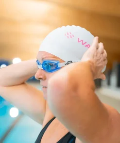 Outlet Watery nærsynede svømmebriller med styrke til voksne - (-1.0) – (-8.0) - Clivia - Klar/blå