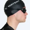 Clearance Watery nærsynede svømmebriller med styrke til voksne - (-2.0) – (-6.0) - Raven Active - Sort (Smoke linse)